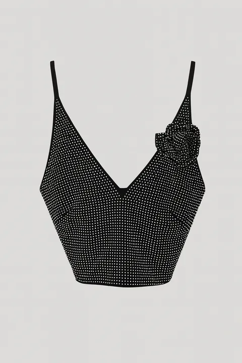 Valerie strass top